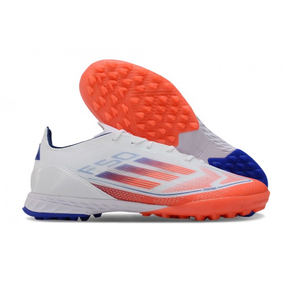 Where Can I Buy Adidas F50 PRO TF White Orange Mens Soccer Cleats Sale