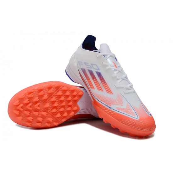 Where Can I Buy Adidas F50 PRO TF White Orange Mens Soccer Cleats Sale