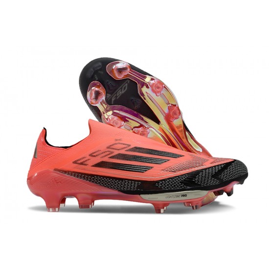 Top Quality Adidas F50 FG Red Black Mens Soccer Cleats Shop Online