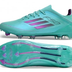 Adidas F50 FG Soccer Cleats Green Purple For Men And Women 