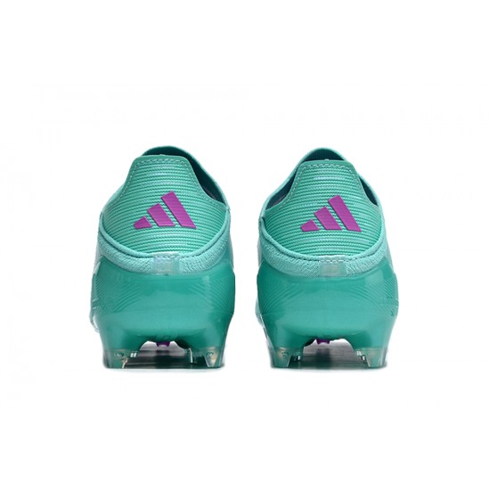 Adidas F50 FG Soccer Cleats Green Purple For Men And Women