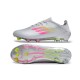 Adidas F50 FG Soccer Cleats Silver Purple Green For Men And Women