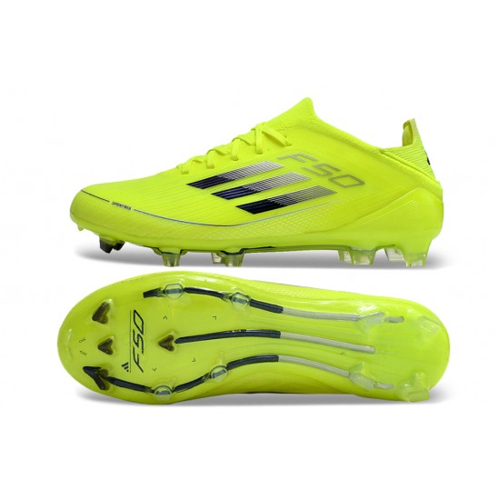 Adidas F50 FG Soccer Cleats Yellow Black For Men And Women