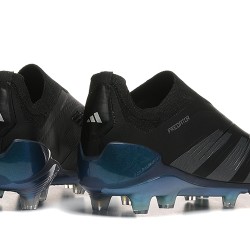 Adidas Predator Accuracy FG Black Blue Men's Soccer Cleats