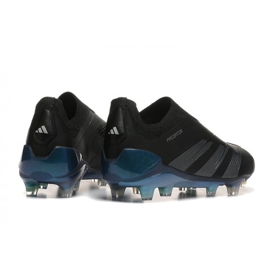 Click To Order Adidas Predator Accuracy FG Black Blue Mens Soccer Cleats Shop