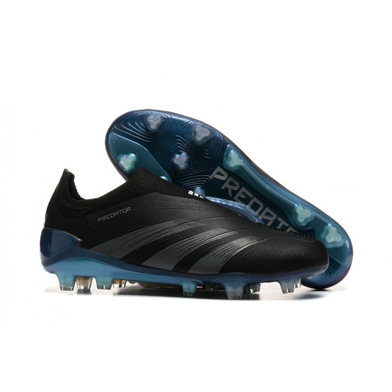 Click To Order Adidas Predator Accuracy FG Black Blue Mens Soccer Cleats Shop