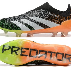 Adidas Predator Accuracy FG Black Orange Men's Soccer Cleats