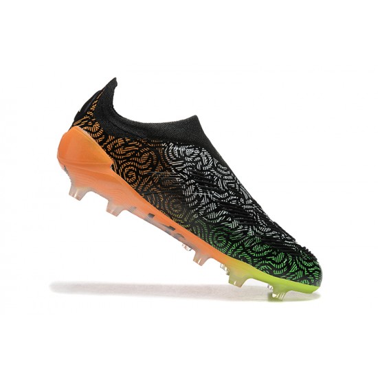 Choose To Buy Adidas Predator Accuracy FG Black Orange Mens Soccer Cleats Shop Online