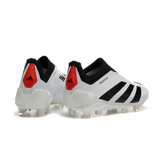 To Have A Ready Market Adidas Predator Accuracy FG Black White Mens Soccer Cleats On Sale