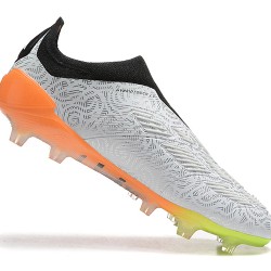 Adidas Predator Accuracy FG Grey Orange Soccer Cleats