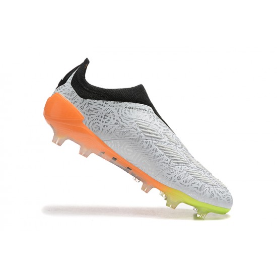 Discover Adidas Predator Accuracy FG Grey Orange Soccer Cleats On Sale