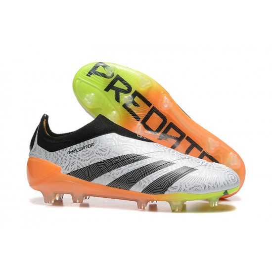 Discover Adidas Predator Accuracy FG Grey Orange Soccer Cleats On Sale