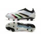 Click To Order Adidas Predator Accuracy FG White Black Soccer Cleats On Sale