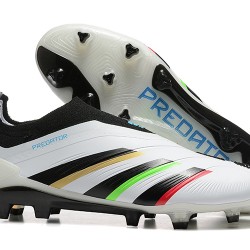 Adidas Predator Accuracy FG White Black Soccer Cleats