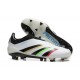 Click To Order Adidas Predator Accuracy FG White Black Soccer Cleats On Sale