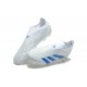 Buy Adidas Predator Accuracy FG White and Blue Mens Soccer Cleats On Sale