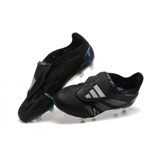 Explore Adidas Predator Accuracy FG Black Blue Mens Soccer Cleats On Sale