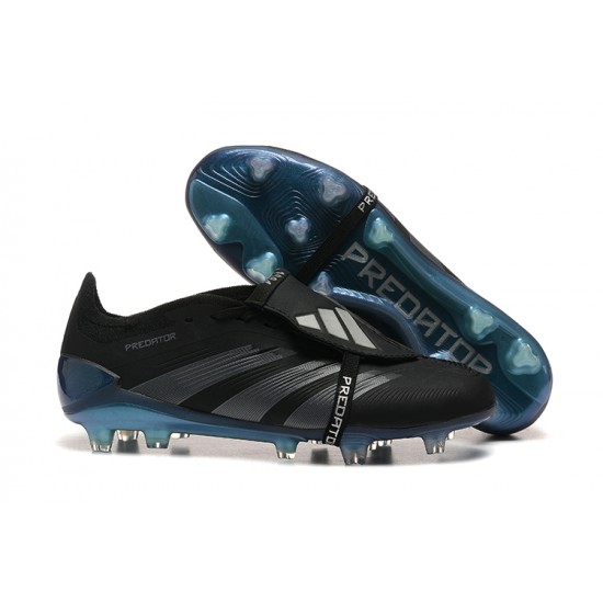 Explore Adidas Predator Accuracy FG Black Blue Mens Soccer Cleats On Sale