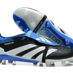 Adidas Predator Accuracy FG Black and Blue Soccer Cleats