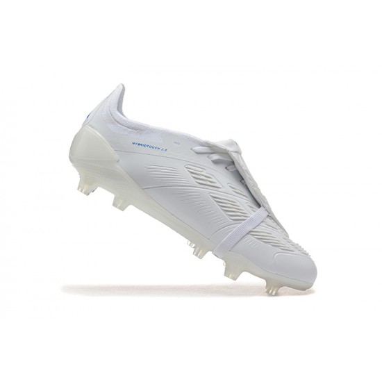 Goods That Sell Well Adidas Predator Accuracy FG White and Blue Soccer Cleats Online