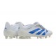 Goods That Sell Well Adidas Predator Accuracy FG White and Blue Soccer Cleats Online