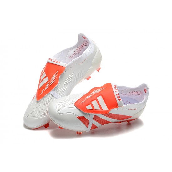 Order To Buy Adidas Predator Accuracy FG White and Red Soccer Cleats Shop Online