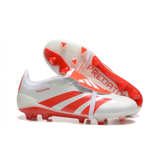 Order To Buy Adidas Predator Accuracy FG White and Red Soccer Cleats Shop Online