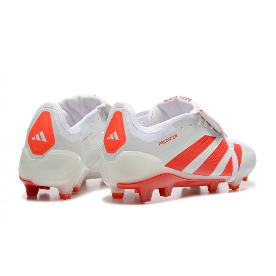 Order To Buy Adidas Predator Accuracy FG White and Red Soccer Cleats Shop Online