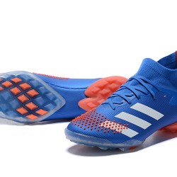 Adidas Preator Mutator 20 TF Blue Orange High-top For Men Soccer Cleats 