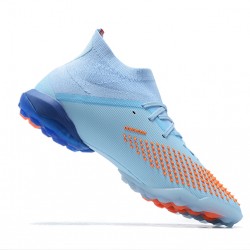 Adidas Preator Mutator 20 TF Blue Orange LightBlue High-top For Men Soccer Cleats 