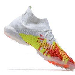 Adidas Preator Mutator 20 TF Orange Yellow White High-top For Men Soccer Cleats 