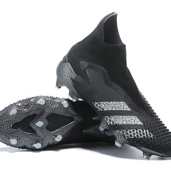 Adidas Preator Mutator 20+ FG Black Gray High-top For Men Soccer Cleats 