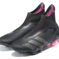 Adidas Preator Mutator 20+ FG Black Pink High-top For Men Soccer Cleats 