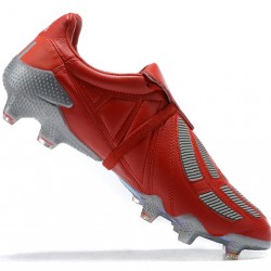 Adidas Preator Mutator 20+ FG Gray Red Low-top For Men Soccer Cleats 