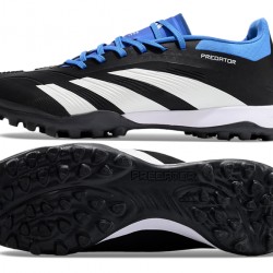 Adidas Predator 24 Elite TF Black and Blue Men's Soccer Cleats