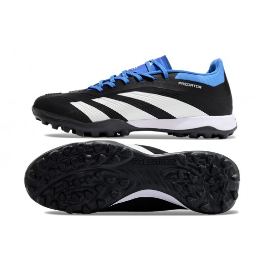 Best Quality Adidas Predator 24 Elite TF Black and Blue Mens Soccer Cleats Shop Online