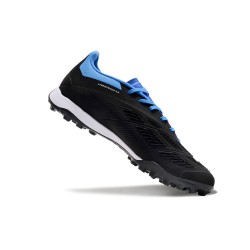 Adidas Predator 24 Elite TF Black and Blue Men's Soccer Cleats