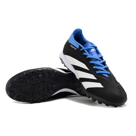 Best Quality Adidas Predator 24 Elite TF Black and Blue Mens Soccer Cleats Shop Online