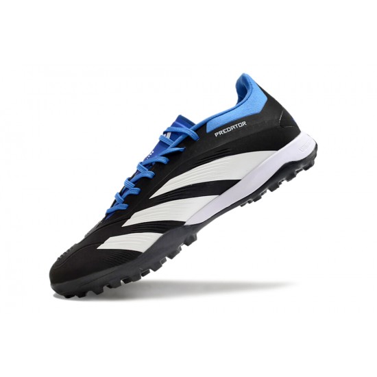 Best Quality Adidas Predator 24 Elite TF Black and Blue Mens Soccer Cleats Shop Online