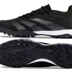 Adidas Predator 24 Elite TF Black and Grey Men's Soccer Cleats