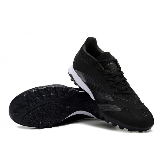 The Best Selling Line Adidas Predator 24 Elite TF Black and Grey Mens Soccer Cleats Sale