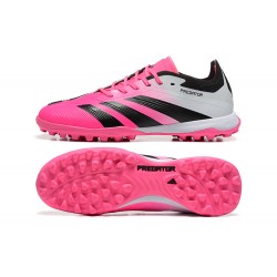 Adidas Predator 24 Elite TF Pink and Black Men's Soccer Cleats