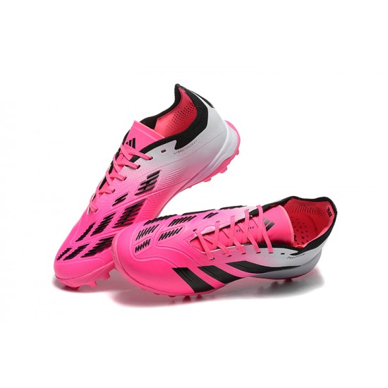 Order To Buy Adidas Predator 24 Elite TF Pink and Black Mens Soccer Cleats Sale