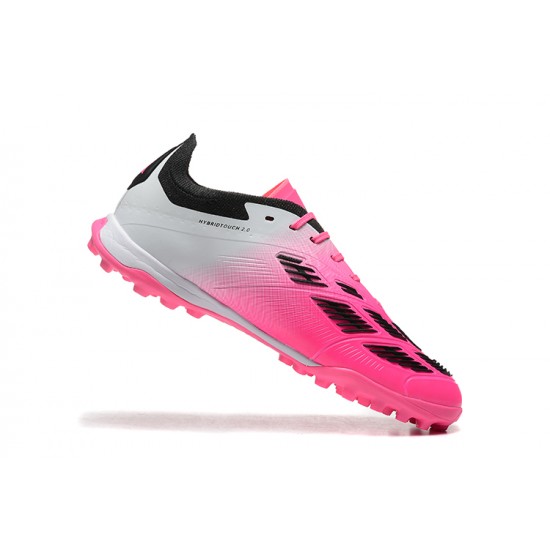 Order To Buy Adidas Predator 24 Elite TF Pink and Black Mens Soccer Cleats Sale