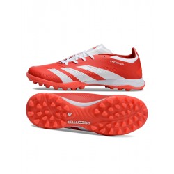 Adidas Predator 24 Elite TF Red and White Men's Soccer Cleats