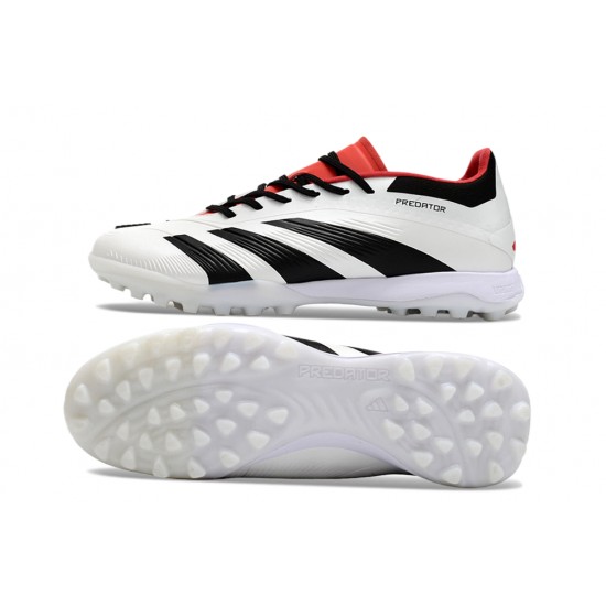 Choose To Buy Adidas Predator 24 Elite TF White and Black Mens Soccer Cleats Online Shop