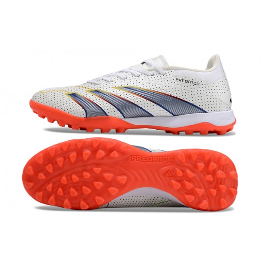 Sell Like Wild Fire Adidas Predator 24 Elite TF White and Orange Mens Soccer Cleats Shop