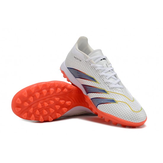 Sell Like Wild Fire Adidas Predator 24 Elite TF White and Orange Mens Soccer Cleats Shop