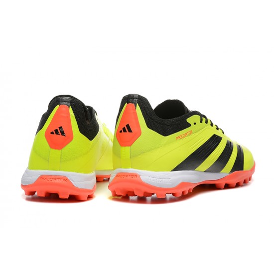 Exceptional Quality Adidas Predator 24 Elite TF Yellow and Black Soccer Cleats Shop Online