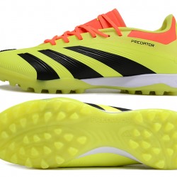 Adidas Predator 24 Elite TF Yellow and Black Men's Soccer Cleats